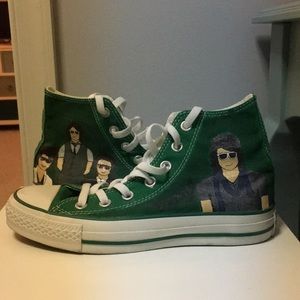 Hand painted Jonas Brothers Converse Hightops